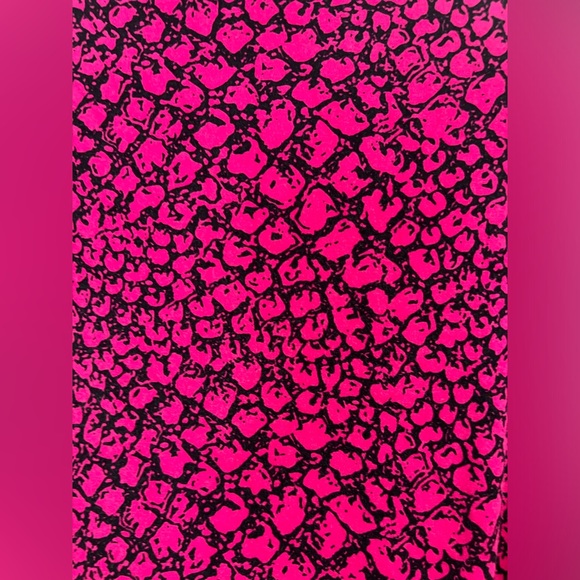 DVF DIANE VON FURSTENBERG New Julian Two FUCHSIA PINK PYTHON WRAP DRESS  Sz 6 - Picture 4 of 12